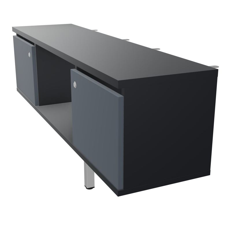 JAMES MEUBLE 2PTE&NICHE L142P36 H73,5CM P.METAL PR BENCH ARIAL P1420 PIED CARRE    R9 R6