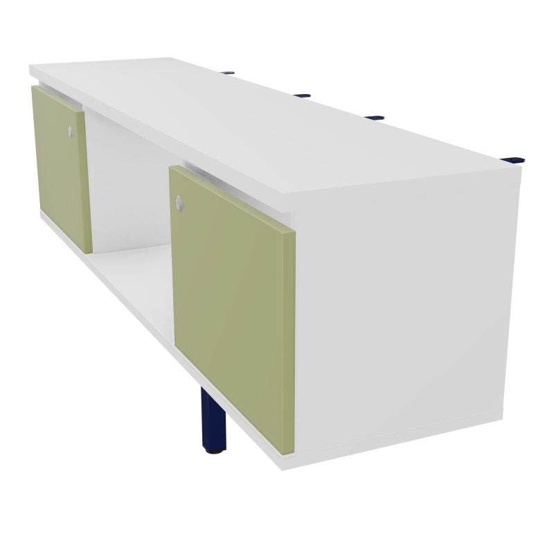 JAMES MEUBLE 2PTES&NICHE L142 P36 H73,5CM P.META.PR BENCH CONECT/4M P.RCT.P1420    MG R7