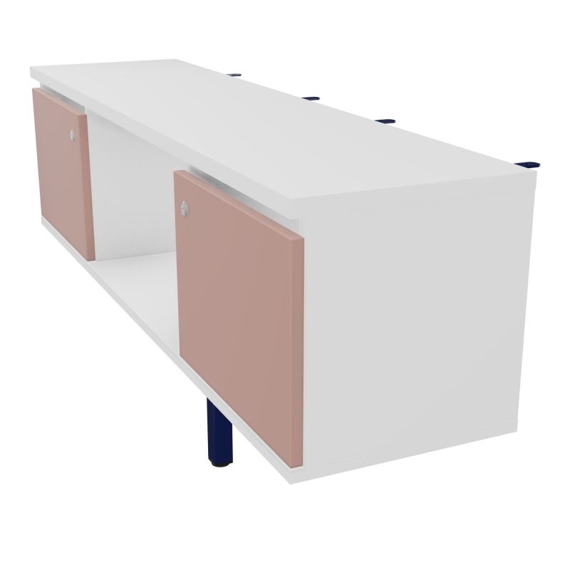 JAMES MEUBLE 2PTES&NICHE L142 P36 H73,5CM P.META.PR BENCH CONECT/4M P.RCT.P1420    MG R8