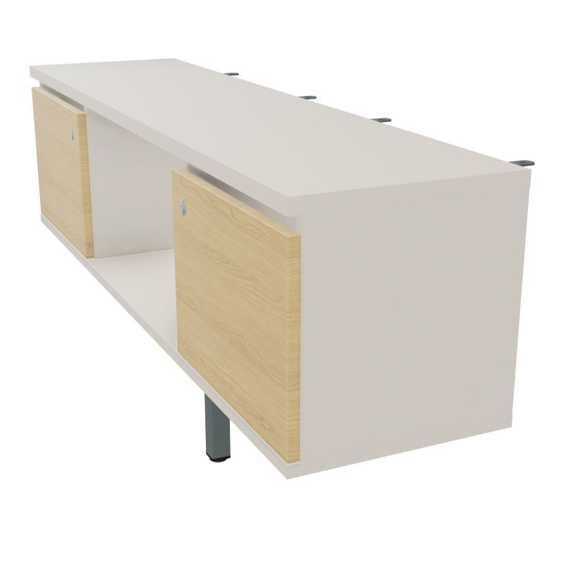 JAMES MEUBLE 2PTES&NICHE L142 P36 H73,5CM P.META.PR BENCH CONECT/4M P.RCT.P1420    N5 R1