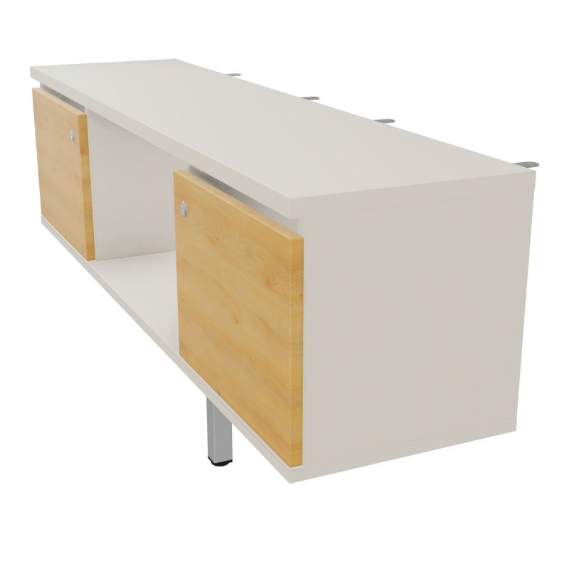 JAMES MEUBLE 2PTES&NICHE L142 P36 H73,5CM P.META.PR BENCH CONECT/4M P.RCT.P1420    N5 R5