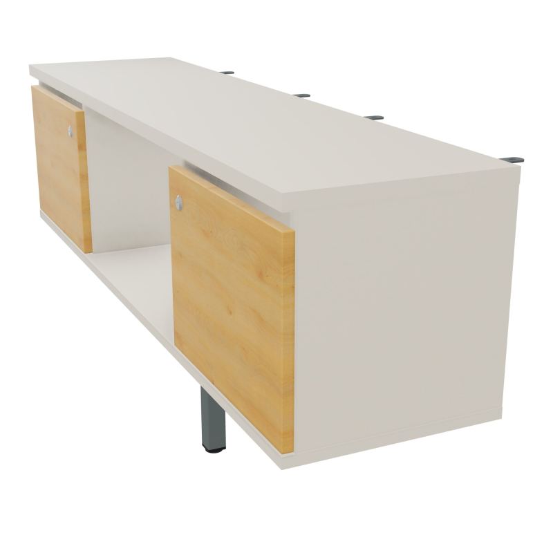 JAMES MEUBLE 2PTES&NICHE L142 P36 H73,5CM P.META.PR BENCH CONECT/4M P.RCT.P1420    N5 R5
