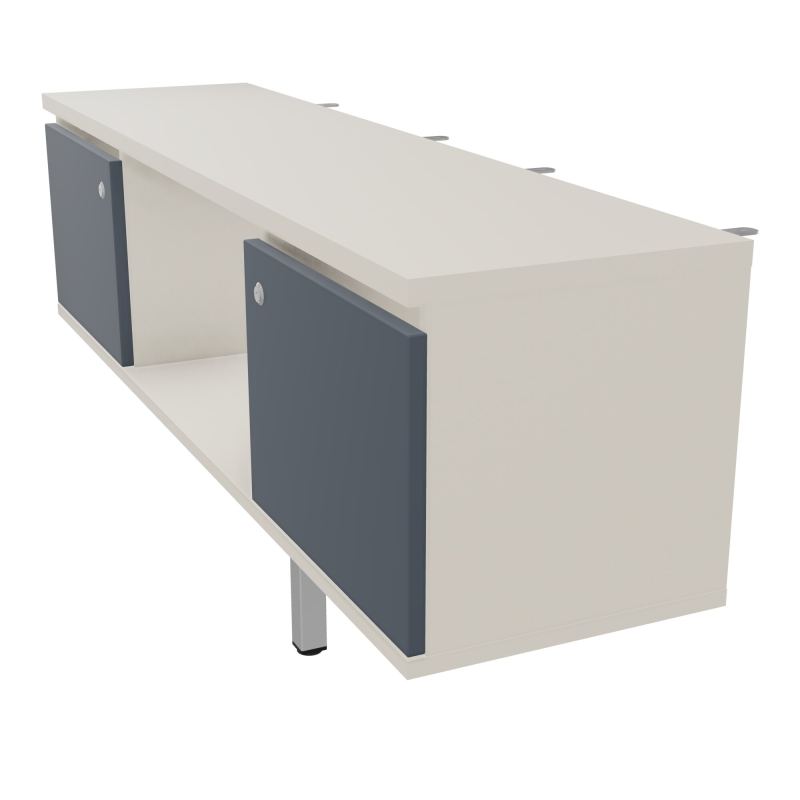 JAMES MEUBLE 2PTES&NICHE L142 P36 H73,5CM P.META.PR BENCH CONECT/4M P.RCT.P1420    N5 R6