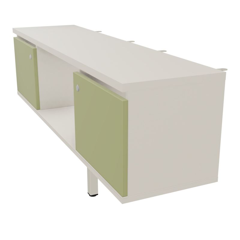 JAMES MEUBLE 2PTES&NICHE L142 P36 H73,5CM P.META.PR BENCH CONECT/4M P.RCT.P1420    N5 R7