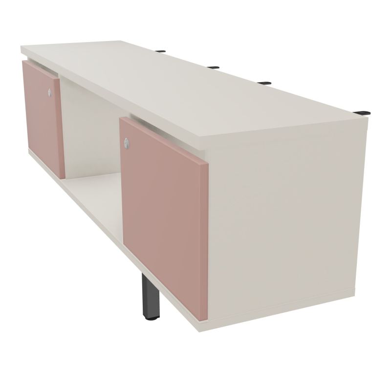 JAMES MEUBLE 2PTES&NICHE L142 P36 H73,5CM P.META.PR BENCH CONECT/4M P.RCT.P1420    N5 R8