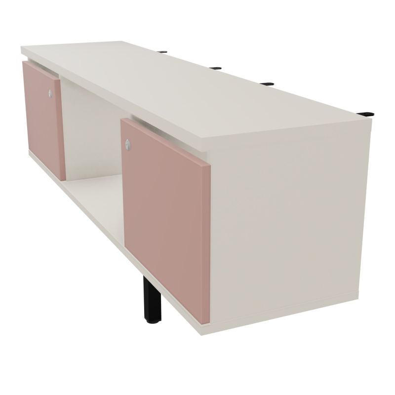 JAMES MEUBLE 2PTES&NICHE L142 P36 H73,5CM P.META.PR BENCH CONECT/4M P.RCT.P1420    N5 R8