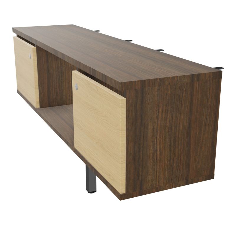 JAMES MEUBLE 2PTES&NICHE L142 P36 H73,5CM P.META.PR BENCH CONECT/4M P.RCT.P1420    N6 R1