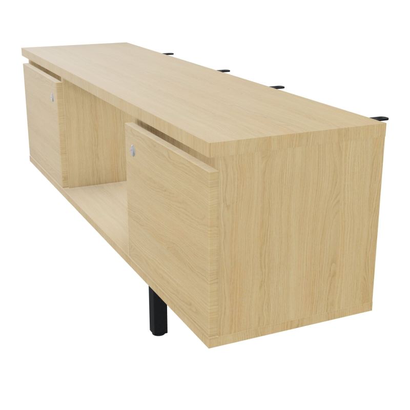 JAMES MEUBLE 2PTES&NICHE L142 P36 H73,5CM P.META.PR BENCH CONECT/4M P.RCT.P1420    R1 R1