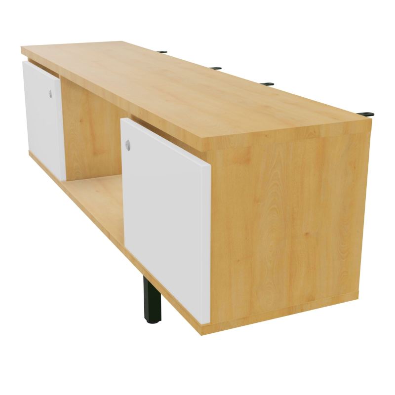 JAMES MEUBLE 2PTES&NICHE L142 P36 H73,5CM P.META.PR BENCH CONECT/4M P.RCT.P1420    R5 MG