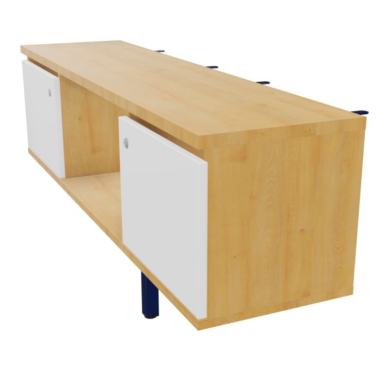 JAMES MEUBLE 2PTES&NICHE L142 P36 H73,5CM P.META.PR BENCH CONECT/4M P.RCT.P1420    R5 MG