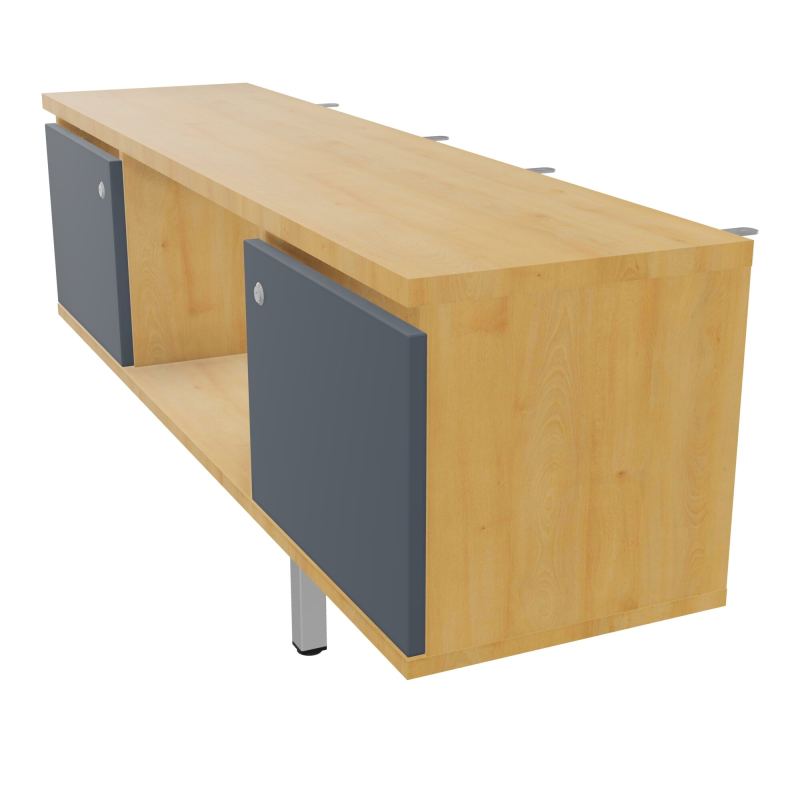 JAMES MEUBLE 2PTES&NICHE L142 P36 H73,5CM P.META.PR BENCH CONECT/4M P.RCT.P1420    R5 R6