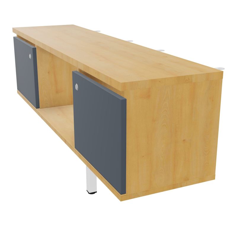 JAMES MEUBLE 2PTES&NICHE L142 P36 H73,5CM P.META.PR BENCH CONECT/4M P.RCT.P1420    R5 R6