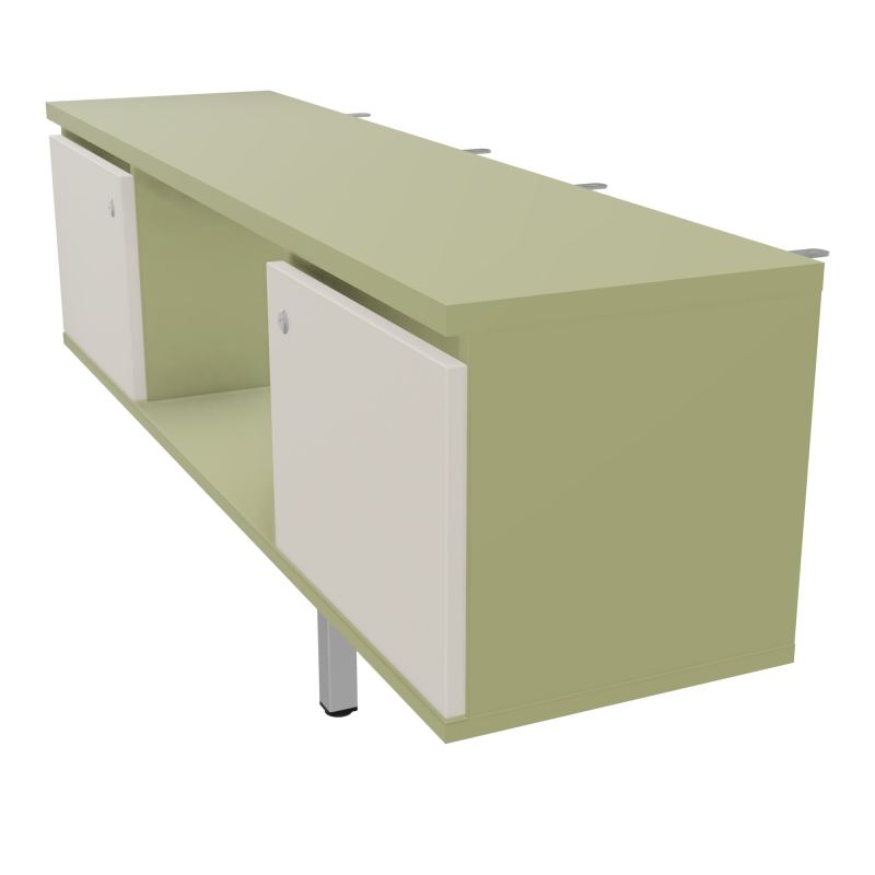 JAMES MEUBLE 2PTES&NICHE L142 P36 H73,5CM P.META.PR BENCH CONECT/4M P.RCT.P1420    R7 N5