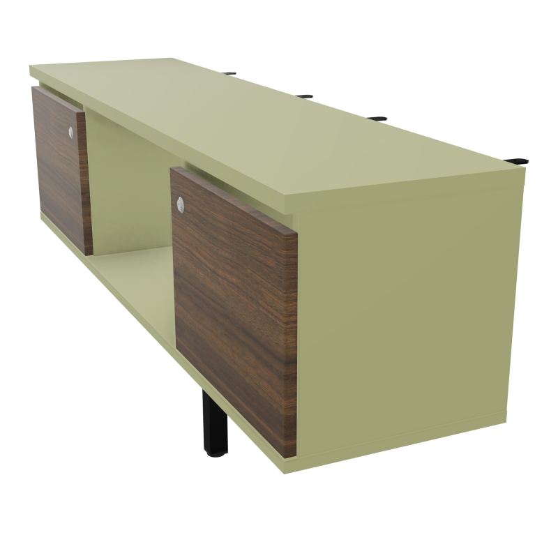 JAMES MEUBLE 2PTES&NICHE L142 P36 H73,5CM P.META.PR BENCH CONECT/4M P.RCT.P1420    R7 N6