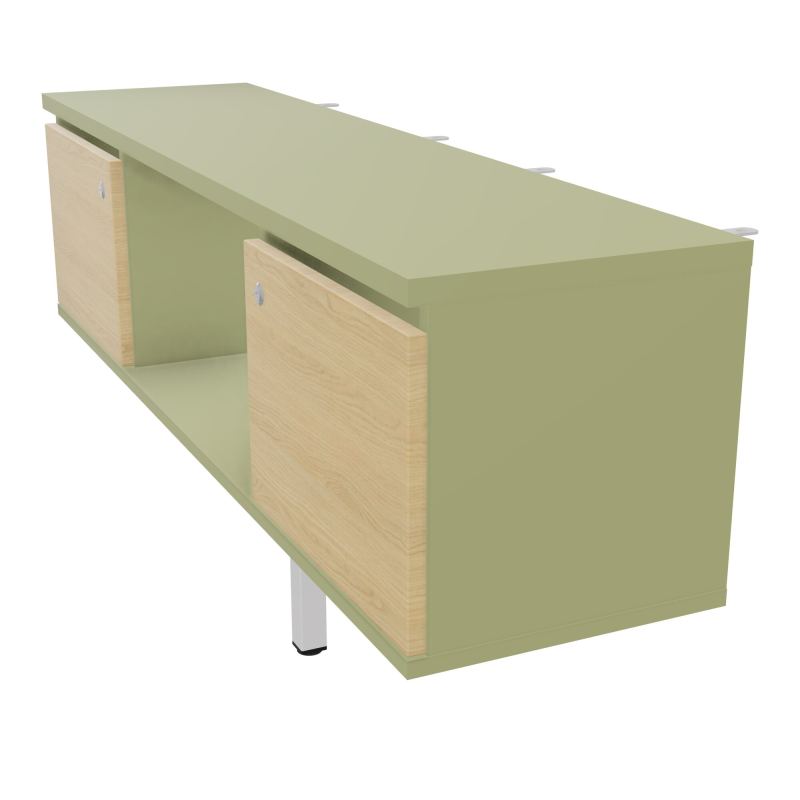 JAMES MEUBLE 2PTES&NICHE L142 P36 H73,5CM P.META.PR BENCH CONECT/4M P.RCT.P1420    R7 R1