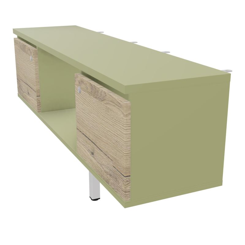 JAMES MEUBLE 2PTES&NICHE L142 P36 H73,5CM P.META.PR BENCH CONECT/4M P.RCT.P1420    R7 R3