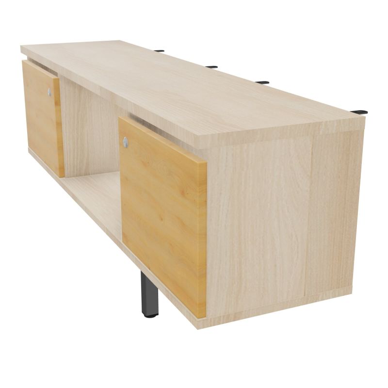 JAMES MEUBLE 2PTES&NICHE L142 P36 H73,5CM P.META.PR BENCH CONECT/4M P.RCT.P1420    RZ R5