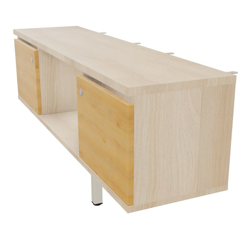 JAMES MEUBLE 2PTES&NICHE L142 P36 H73,5CM P.META.PR BENCH CONECT/4M P.RCT.P1420    RZ R5