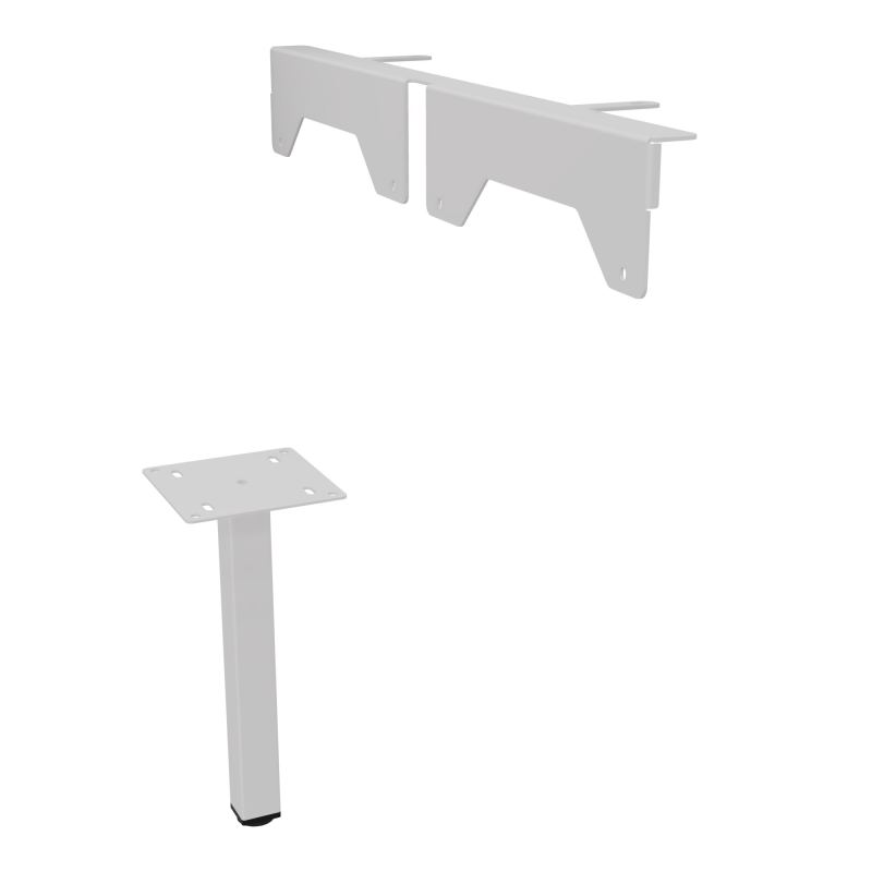 JAMES PIED SOUTIEN METAL 40X40 + FIXATION PR MEUBLE L.1650MM PR ARIAL PIED CARRE SD