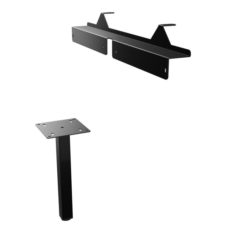 JAMES PIED SOUTIEN METAL 40X40 + FIXATION PR MEUBLE L.1650MM PR CONECT/4MOST PIED RCT SG