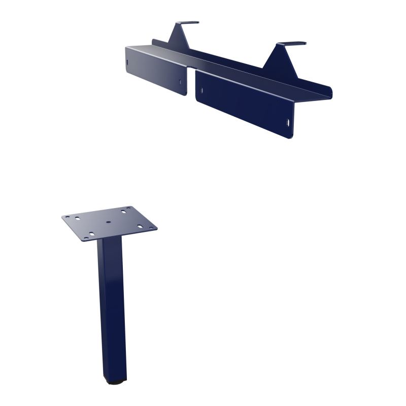 JAMES PIED SOUTIEN METAL 40X40 + FIXATION PR MEUBLE L.1650MM PR CONECT/4MOST PIED RCT X4