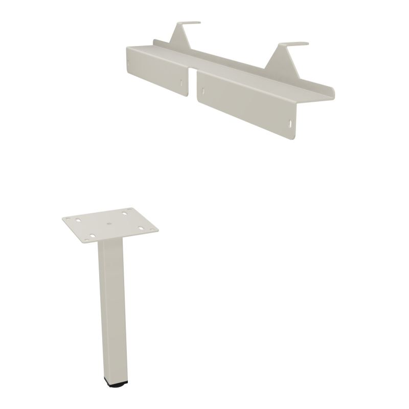 JAMES PIED SOUTIEN METAL 40X40 + FIXATION PR MEUBLE L.1650MM PR CONECT/4MOST PIED RCT ZC