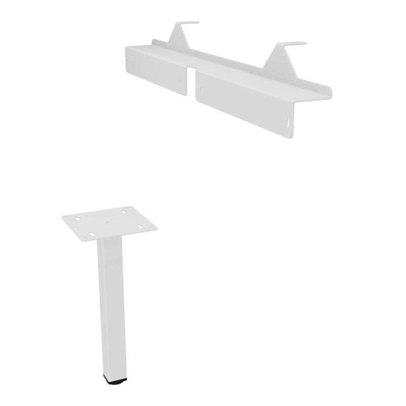 JAMES PIED SOUTIEN METAL 40X40 + FIXATION PR MEUBLE L.1650MM PR CONECT/4MOST PIED RCT ZO