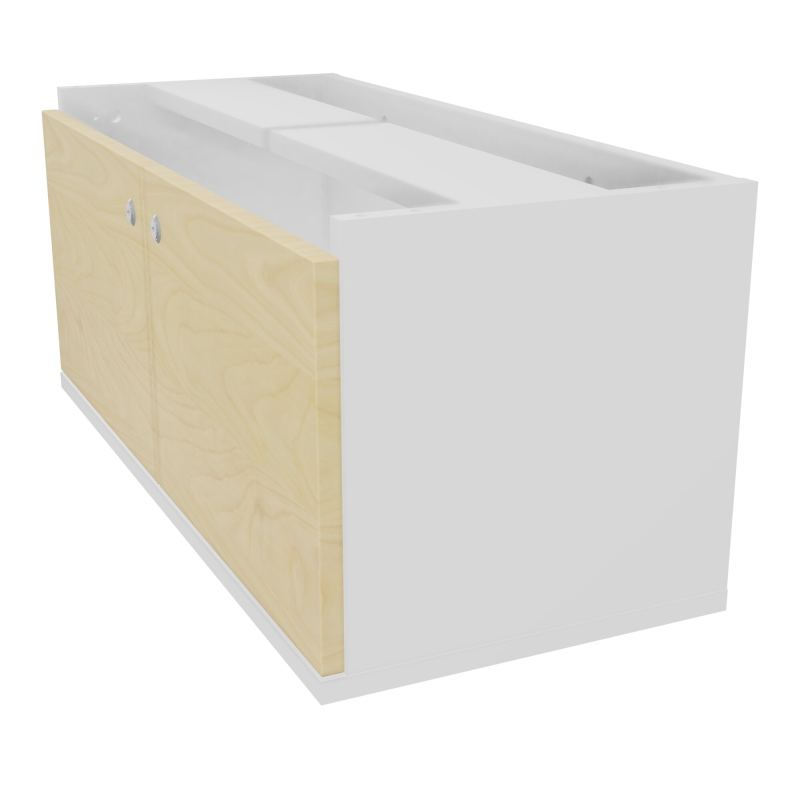 JAMES BLOC MELA AVEC 2 PORTES MELA L82,5 H38 P41 CM