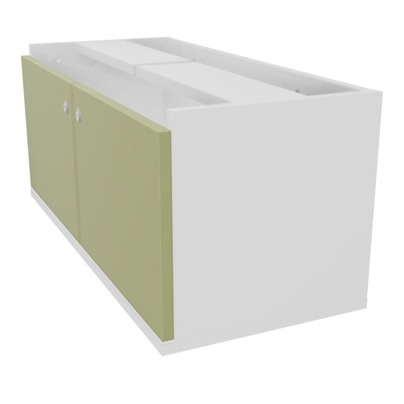 JAMES BLOC MELA AVEC 2 PORTES MELA L82,5 H35,5 P36 CM   MG R7