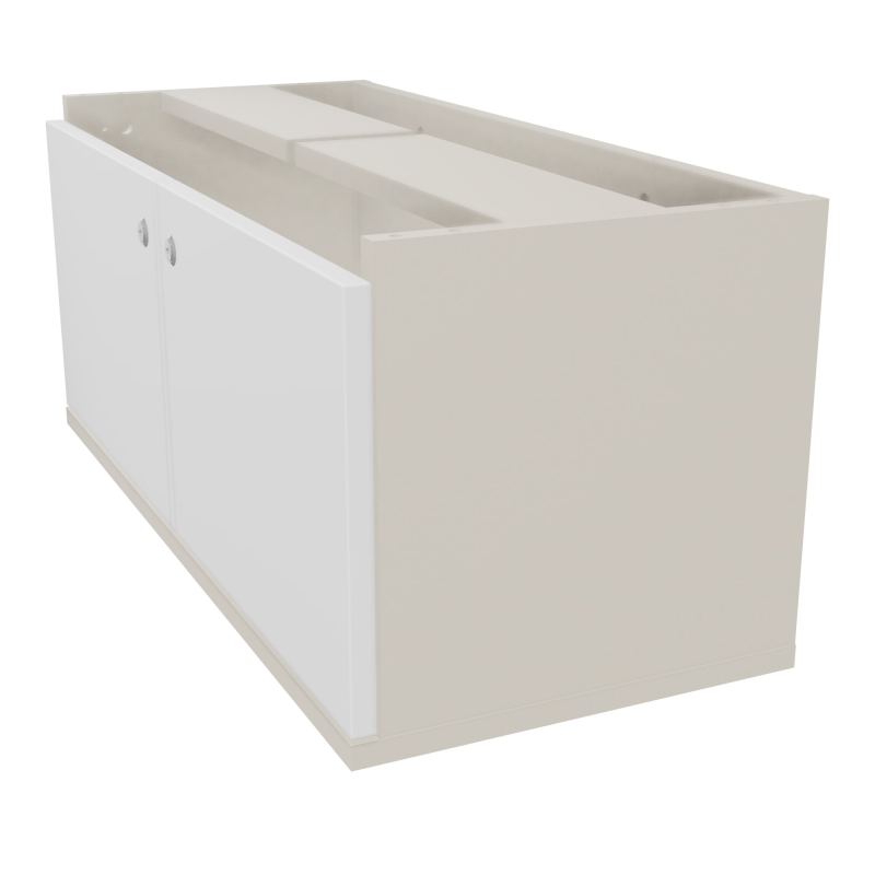 JAMES BLOC MELA AVEC 2 PORTES MELA L82,5 H38 P41 CM