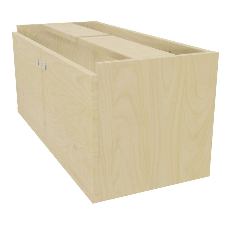 JAMES BLOC MELA AVEC 2 PORTES MELA L82,5 H38 P41 CM