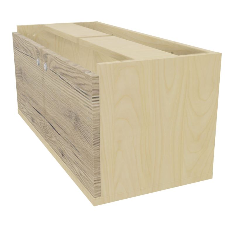 JAMES BLOC MELA AVEC 2 PORTES MELA L82,5 H38 P41 CM