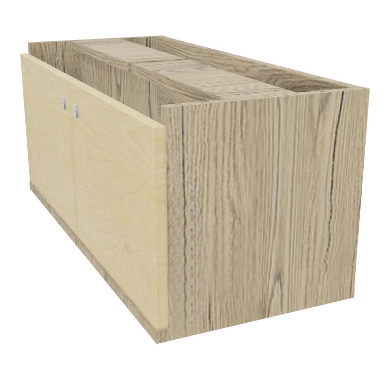 JAMES BLOC MELA AVEC 2 PORTES MELA L82,5 H38 P41 CM