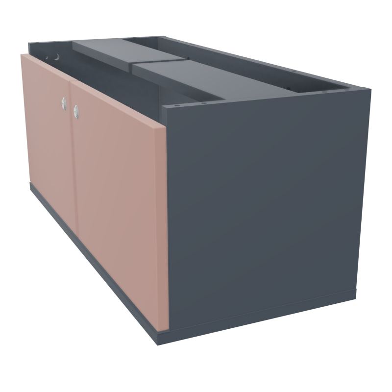 JAMES BLOC MELA AVEC 2 PORTES MELA L82,5 H35,5 P36 CM   R6 R8
