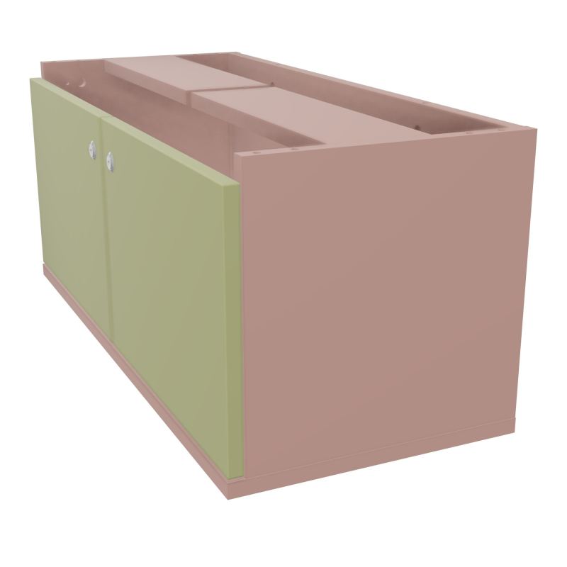 JAMES BLOC MELA AVEC 2 PORTES MELA L82,5 H35,5 P36 CM   R8 R7