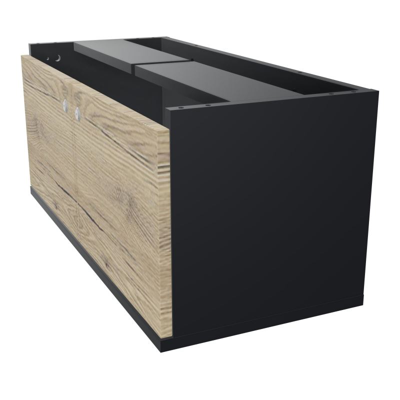 JAMES BLOC MELA AVEC 2 PORTES MELA L82,5 H35,5 P36 CM   R9 R3