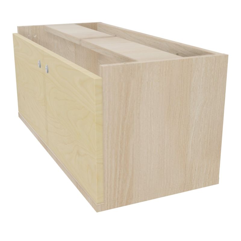 JAMES BLOC MELA AVEC 2 PORTES MELA L82,5 H38 P41 CM