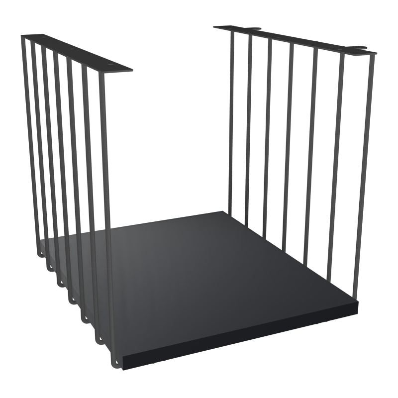JAMES CUBE FILAIRE METAL L.36 H.36,3 P.41 CM AVEC TABLETTE MELA   SC R9