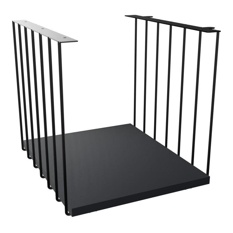 JAMES CUBE FILAIRE METAL L.36 H.36,3 P.41 CM AVEC TABLETTE MELA   SG R9
