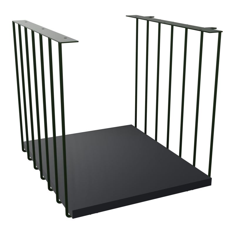 JAMES CUBE FILAIRE METAL L.36 H.36,3 P.41 CM AVEC TABLETTE MELA   ST R9