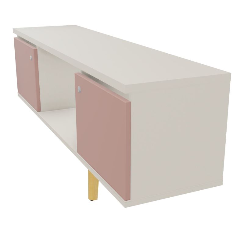 JAMES MEUBLE 2 PTE&NICHE L142P36 H73,5 P.BOIS INC.PLATI.MET.BENCH ROBIN P1420 N5 R8 SG MS