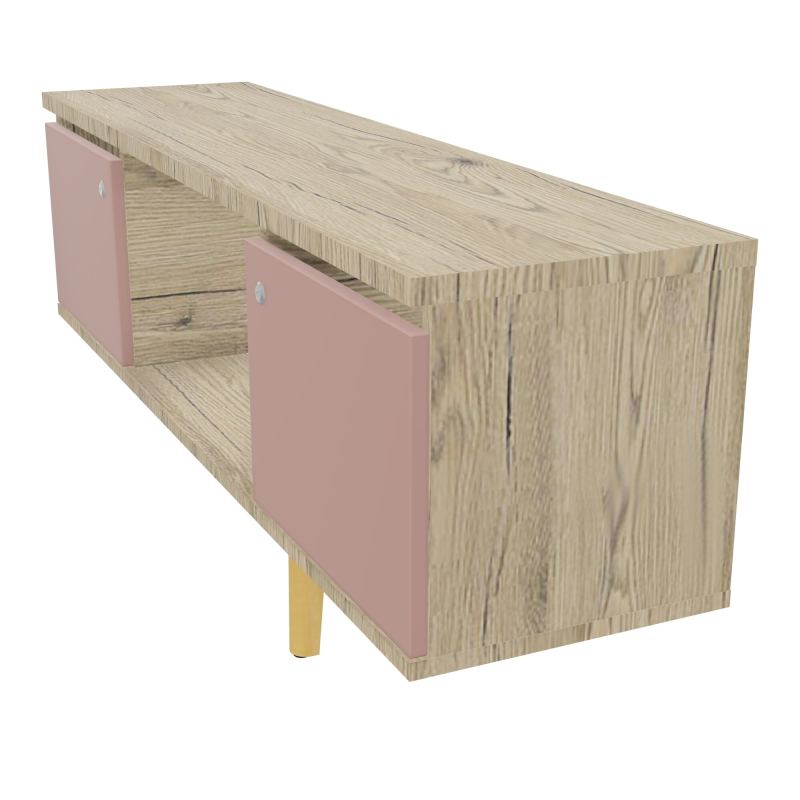 JAMES MEUBLE 2 PTE&NICHE L142P36 H73,5 P.BOIS INC.PLATI.MET.BENCH ROBIN P1420 R3 R8 SG MS