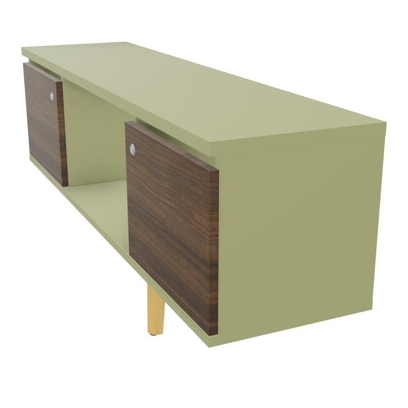 JAMES MEUBLE 2 PTE&NICHE L142P36 H73,5 P.BOIS INC.PLATI.MET.BENCH ROBIN P1420 R7 N6 ZC MS