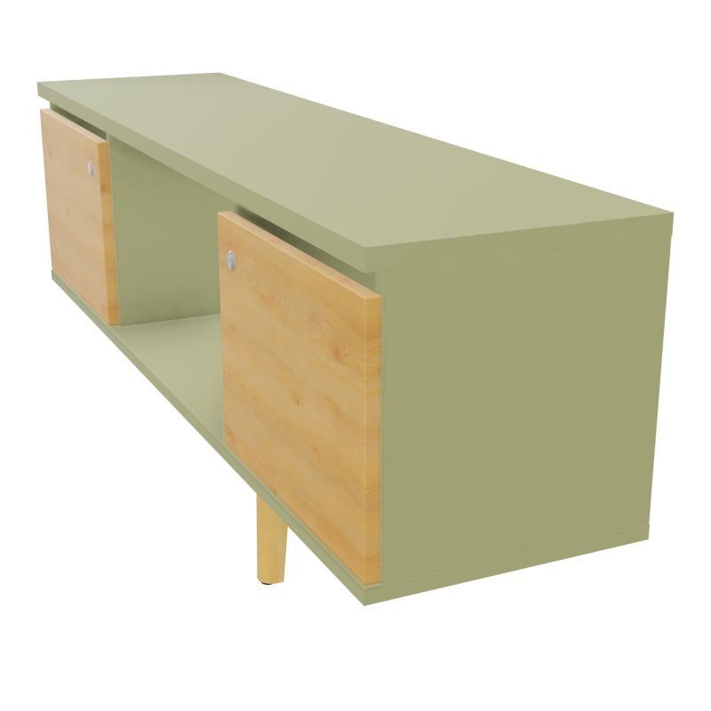 JAMES MEUBLE 2 PTE&NICHE L142P36 H73,5 P.BOIS INC.PLATI.MET.BENCH ROBIN P1420 R7 R5 SO MS