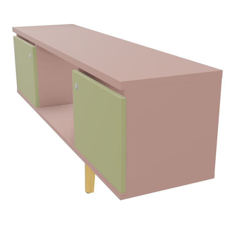 JAMES MEUBLE 2 PTE&NICHE L142P36 H73,5 P.BOIS INC.PLATI.MET.BENCH ROBIN P1420 R8 R7 SO MS
