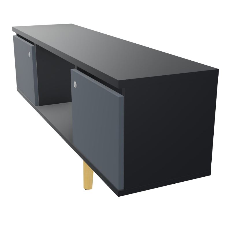 JAMES MEUBLE 2 PTE&NICHE L142P36 H73,5 P.BOIS INC.PLATI.MET.BENCH ROBIN P1420 R9 R6 SG MS