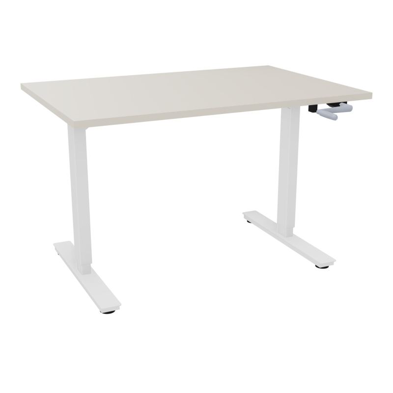 AXEL 2 BUREAU RECT 120X80 PPOBT - SYST. MANIVELLE  N5 SO