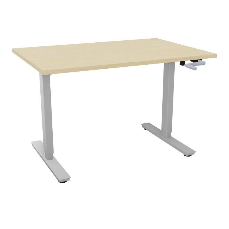 AXEL 2 BUREAU RECT 120X80 PPOBT - SYST. MANIVELLE  N8 Z4