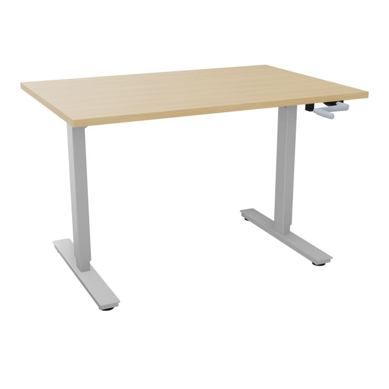 AXEL 2 BUREAU RECT 120X80 PP OBT - SYST. MANIVELLE  R1 Z4