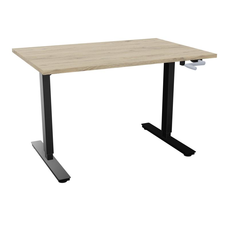 AXEL 2 BUREAU RECT 120X80 PP OBT - SYST. MANIVELLE  R3 SG